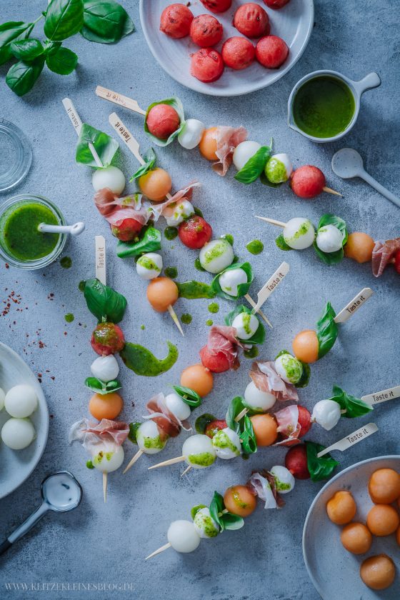 Mmmh, Italien auf dem Teller! Das einfache Rezept für Melonen Caprese ... Mmmh, Italien auf dem Teller! Das einfache Rezept für Melonen Caprese ...