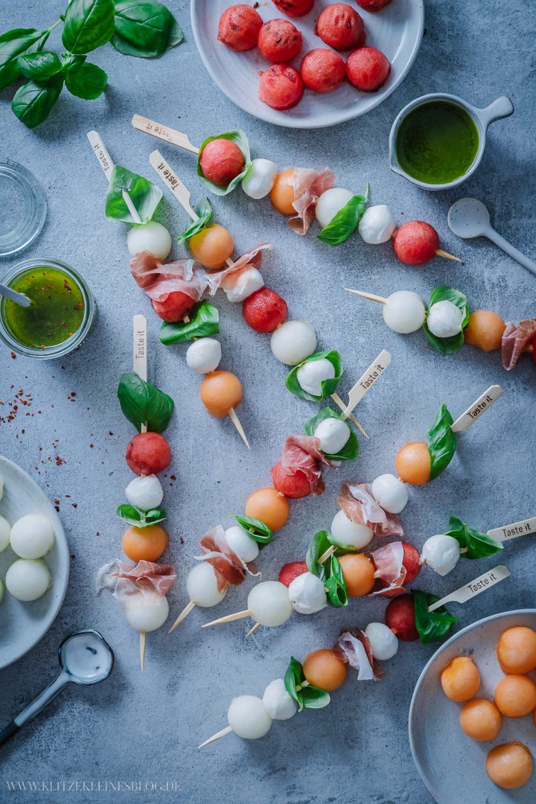 Mmmh, Italien auf dem Teller! Das einfache Rezept für Melonen Caprese ... Mmmh, Italien auf dem Teller! Das einfache Rezept für Melonen Caprese ...